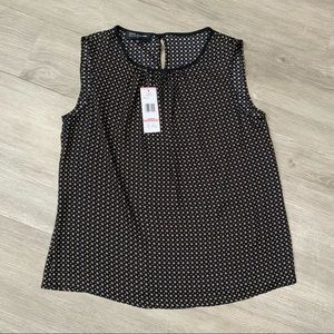 NWT Jones New York Sleeveless Blouse